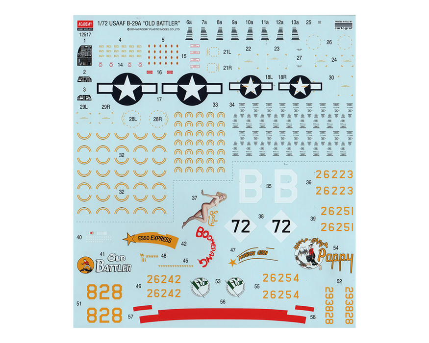 Academy 12517 1:72 B-29A USAAF 'Old Battler'