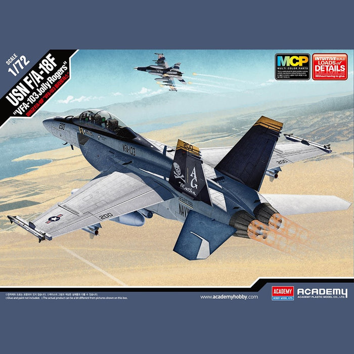 Academy 12535 1:72 USN F/A-18F "VFA-103 Jolly Rogers" (MCP)