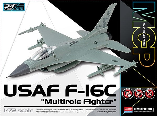 Academy 12541 1:72 F-16C USAF "Multirole Fighter" (MCP)