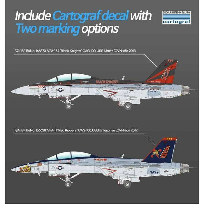Academy 12577 1:72 F/A-18F VFA-154 "Black Knights" USN