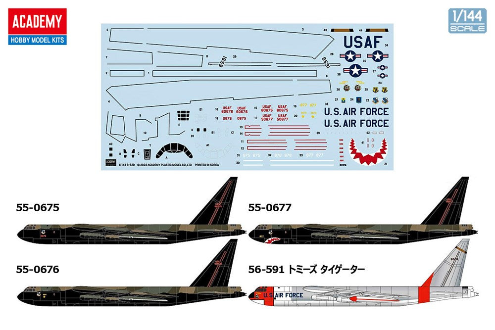 Academy 12632 1:144 B-52D Stratofortress