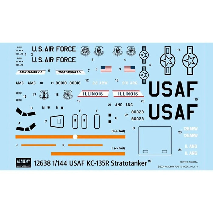 Academy 12638 1:144 KC-135R Stratotanker USAF