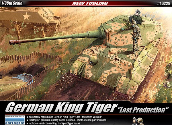 Academy 13229 1:35 King Tiger (Last Production)