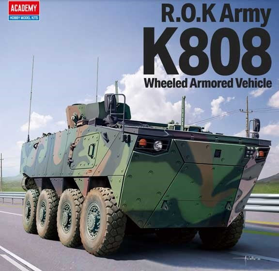 Academy 13569 1:35 R.O.K. Army K808 Wheeled Armored Vehicle