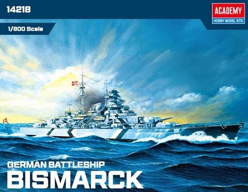 Academy 14218 1:800 Battleship Bismarck