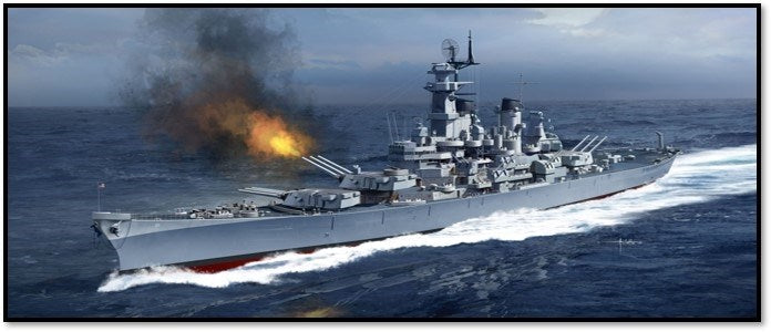 Academy 14401 1:400 USS Missouri BB-63