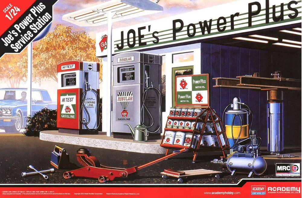 Academy 15122 1:24 Joe's Power Plus Gas Service Station
