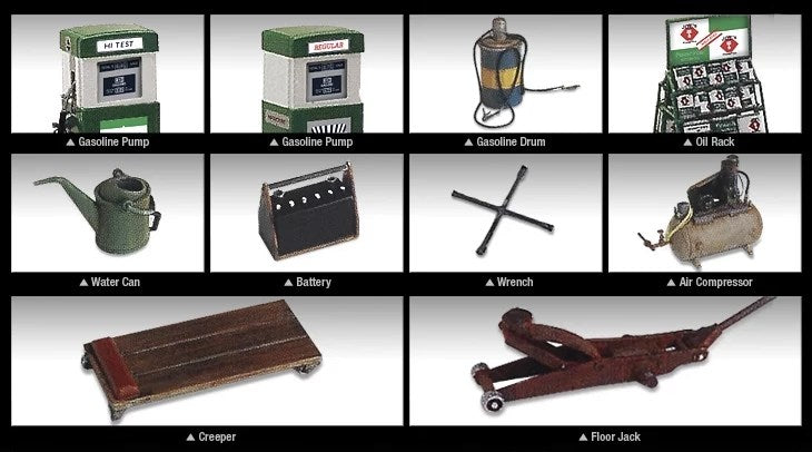 Academy 15122 1:24 Joe's Power Plus Gas Service Station