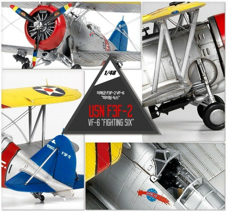 Academy 12326 1:48 Grumman F3F-2 US Navy Fighter