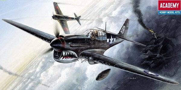Academy 12465 1:72 Curtiss P-40M/N Warhawk