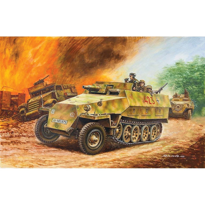 AFV Club 35278 1:35 German Army SdKfz 251/9 Ausf D Half-Track Vehicle