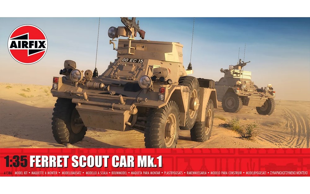 Airfix A1386 1:35 Ferret Scout Car Mk.1