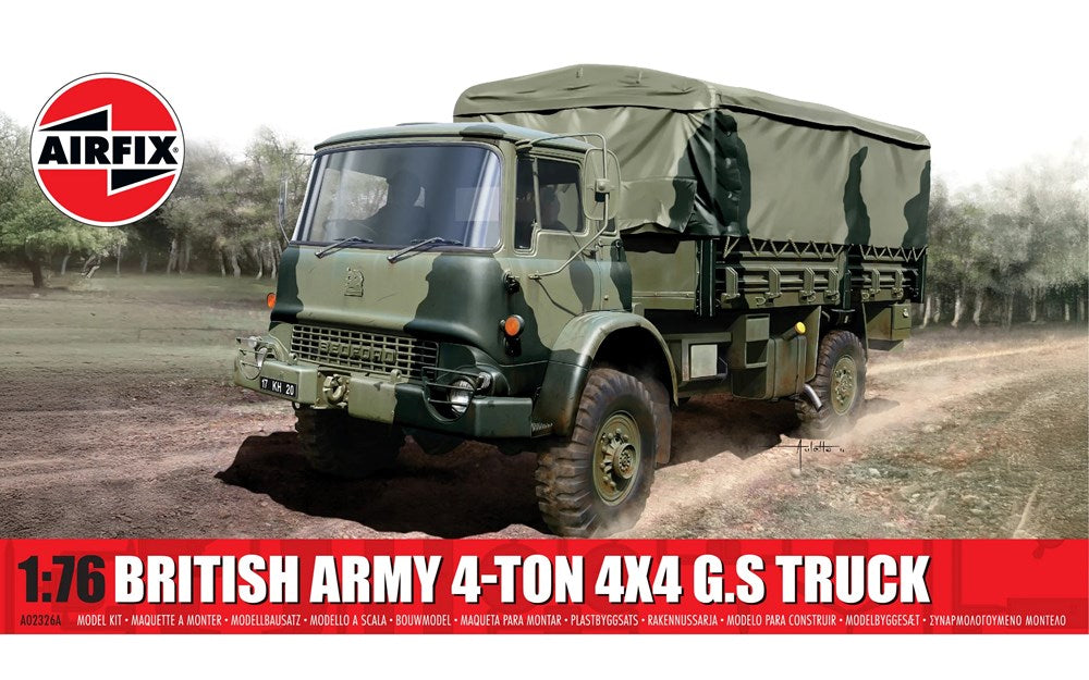 Airfix A02326A 1:76 British Army 4-ton 4x4 General Service Truck