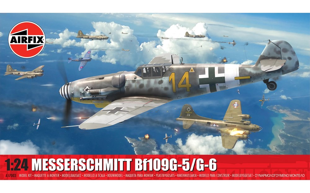 Airfix A17003 1:24 Messerschmitt Bf109G-5/6
