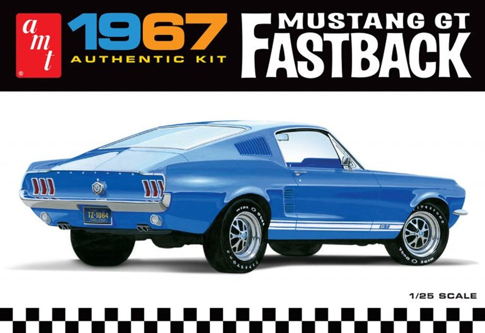 AMT 1241 1:25 1967 Ford Mustang GT Fastback