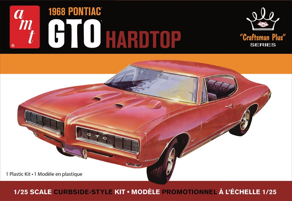 AMT 1411 1:25 1968 Pontiac GTO Hardtop - Craftsman Plus