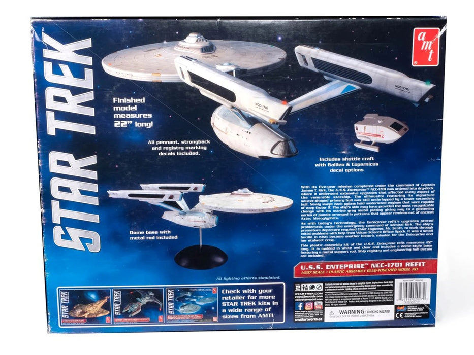 AMT 1080 1:537 Star Trek: The Motion Picture - U.S.S. Enterprise NCC-1701 Refit