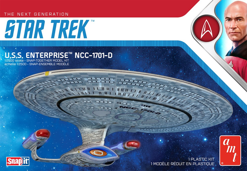 AMT 1126 1:2500 Star Trek: The Next Generation - U.S.S. Enterprise NCC-1701-D (Snap Kit)