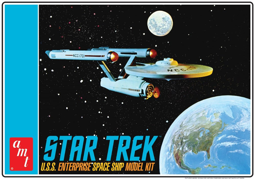 AMT 1296 1:650 Star Trek: The Original Series - Classic U.S.S. Enterprise NCC-1701