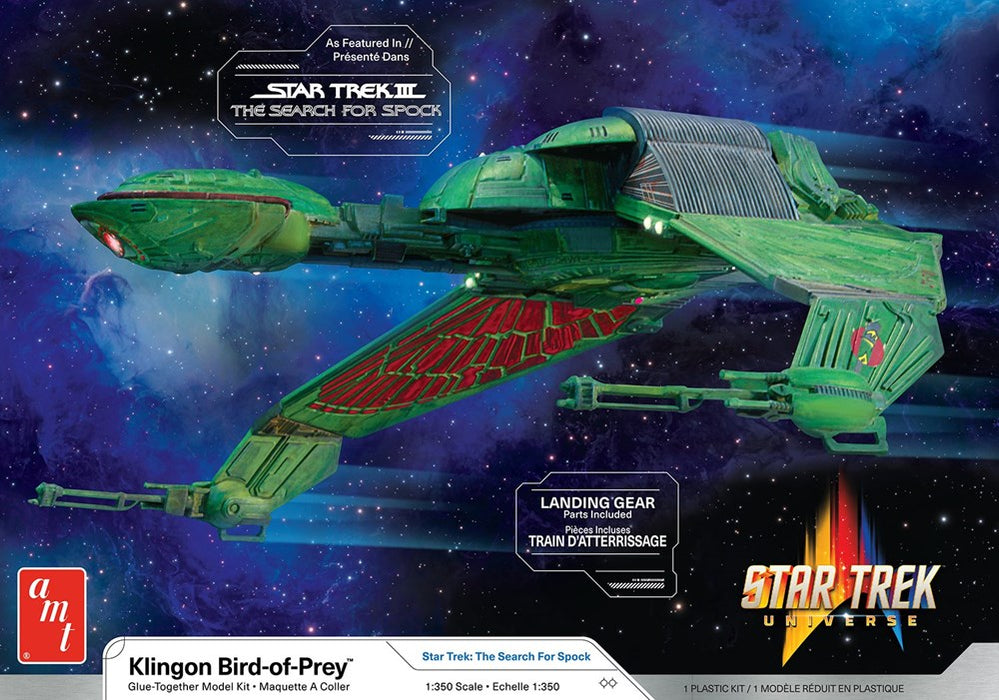 AMT 1400 1:350 Star Trek III: The Search for Spock - Klingon Bird of Prey