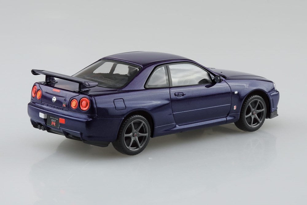 Aoshima 20046 - Snap Kit - 1:32 Nissan R34 Skyline GT-R (Midnight Purple)