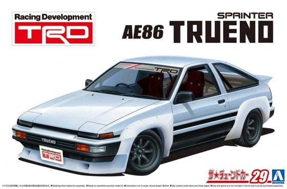 Aoshima 5896 1:24 Toyota AE86 Trueno N2 '85 TRD