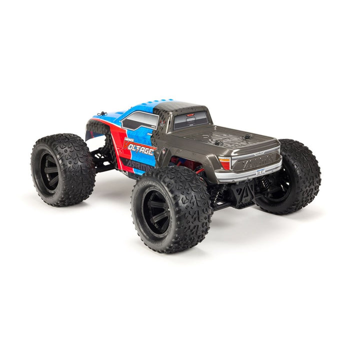 Arrma ARA102727IT2 Granite Voltage 2WD Mega 1:10 Monster Truck RTR Blue/Black Includes Metal Gear Savox Servo NiMh Battery & Charger