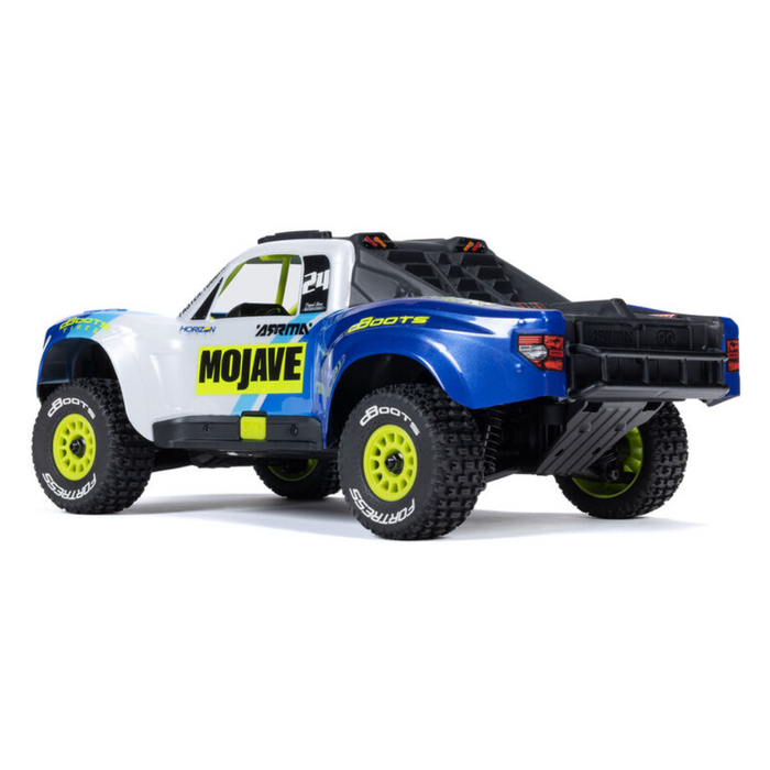 Arrma Mojave Grom Mega 380 Brushed 4X4 Desert Truck RTR with Battery and Charger, Blue/White