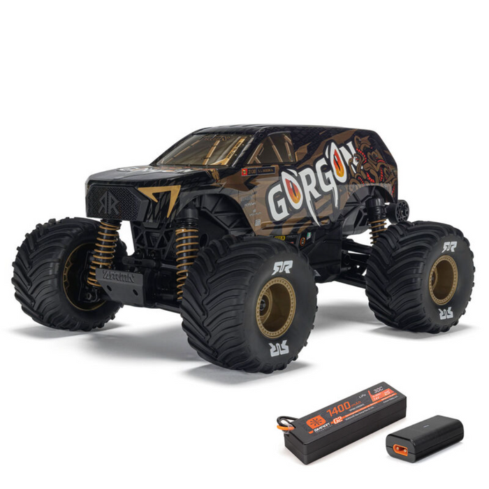 Arrma Gorgon Grom Brushed 4x4 Monster Truck RTR - Bronze (Battery & Charger included)
