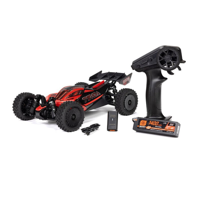 Arrma Typhon Grom 223S BLX Brushless 4X4 Small Scale Buggy RTR with Battery & Charger - Red