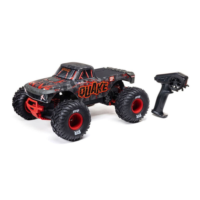 Arrma ARA3537T1 Quake 223S DSC 2WD RTR Brushless Monster Truck, Red