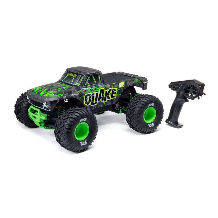 Arrma ARA3537T2 Quake 223S DSC 2WD RTR Brushless Monster Truck, Green