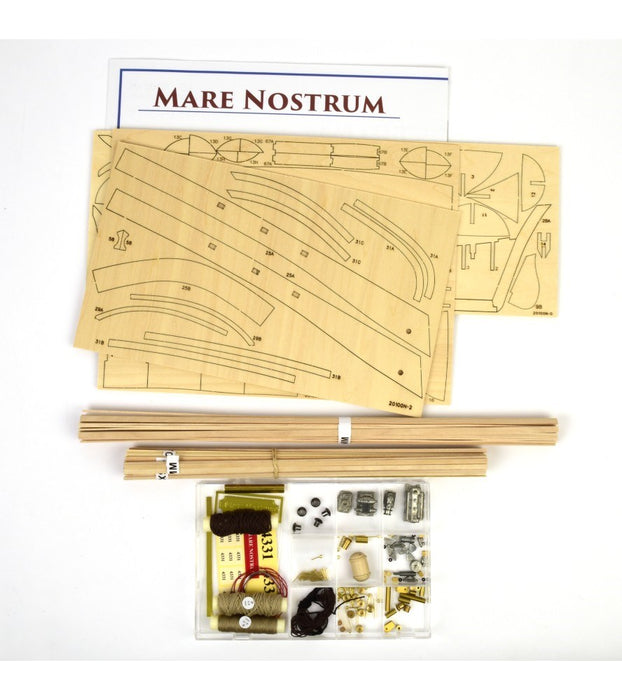 Artesania 20100-N 1:35 Mare Nostrum Wooden Model Fishing Ship Kit
