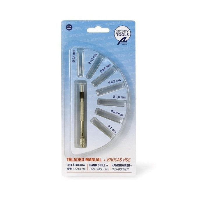 Artesania 27018-1 Hand Drill with HSS Drill Bits