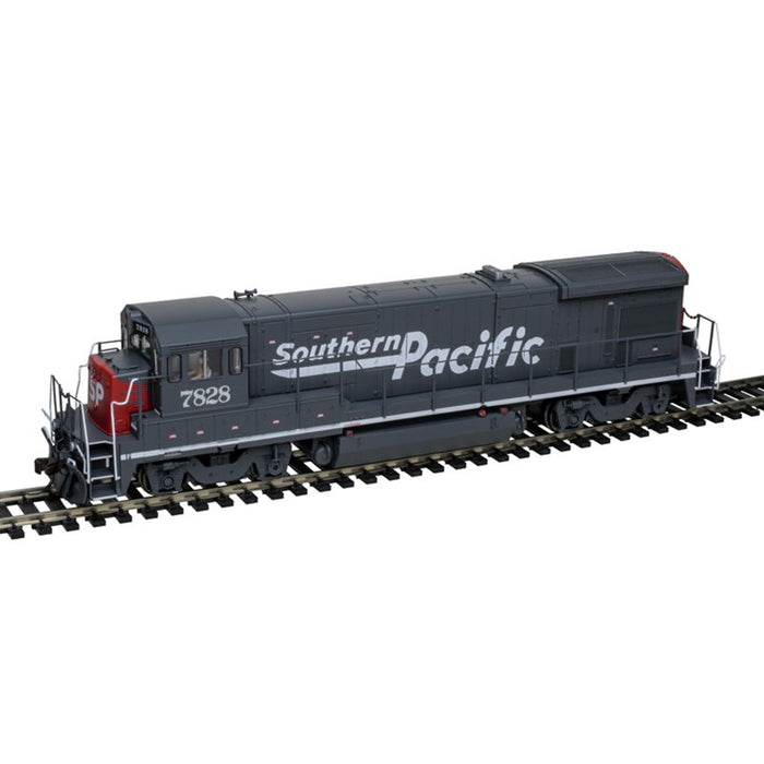 Atlas 10004708 HO GE B30-7 Low Nose - Standard DC - Master(R) Silver -- Southern Pacific #7863 (gray, red, white, Speed Lettering)