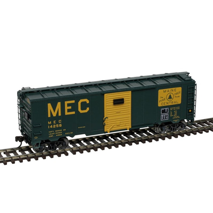 Atlas 20007770 HO 1932 ARA 40' Steel Boxcar - Ready to Run - Master(R) -- Maine Central #14242 (green, Harvest Gold, Pine Tree Route Logo)