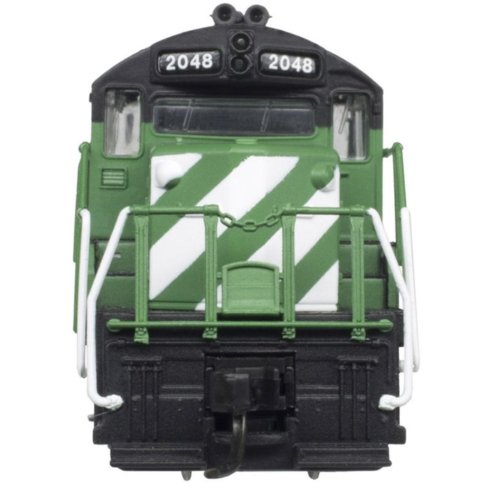 Atlas 40004509 N EMD GP20 - ESU LokSound and DCC - Master(TM) Gold -- Burlington Northern 2058 (Cascade Green, black, white)