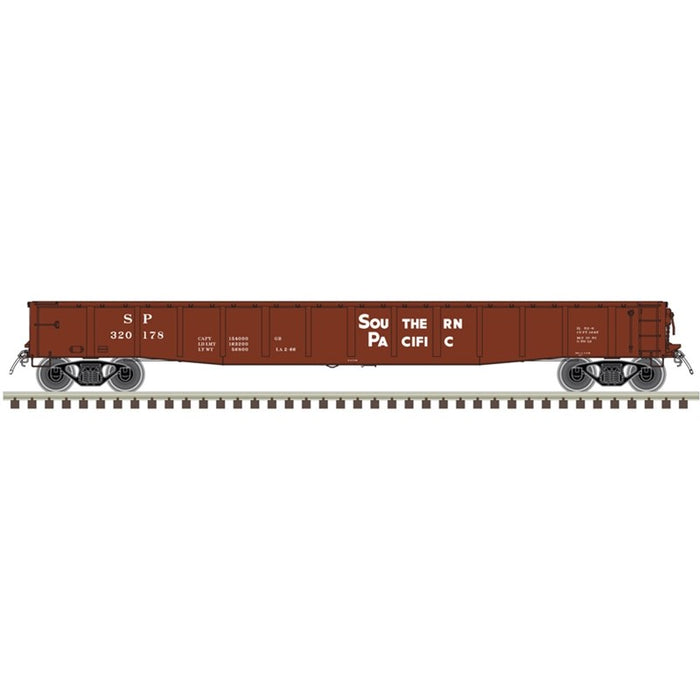 Atlas 50006417 N ACF 70-Ton 52' Gondola - Ready to Run - Master(R) -- Southern Pacific #320178 (1966+, Boxcar Red, white)