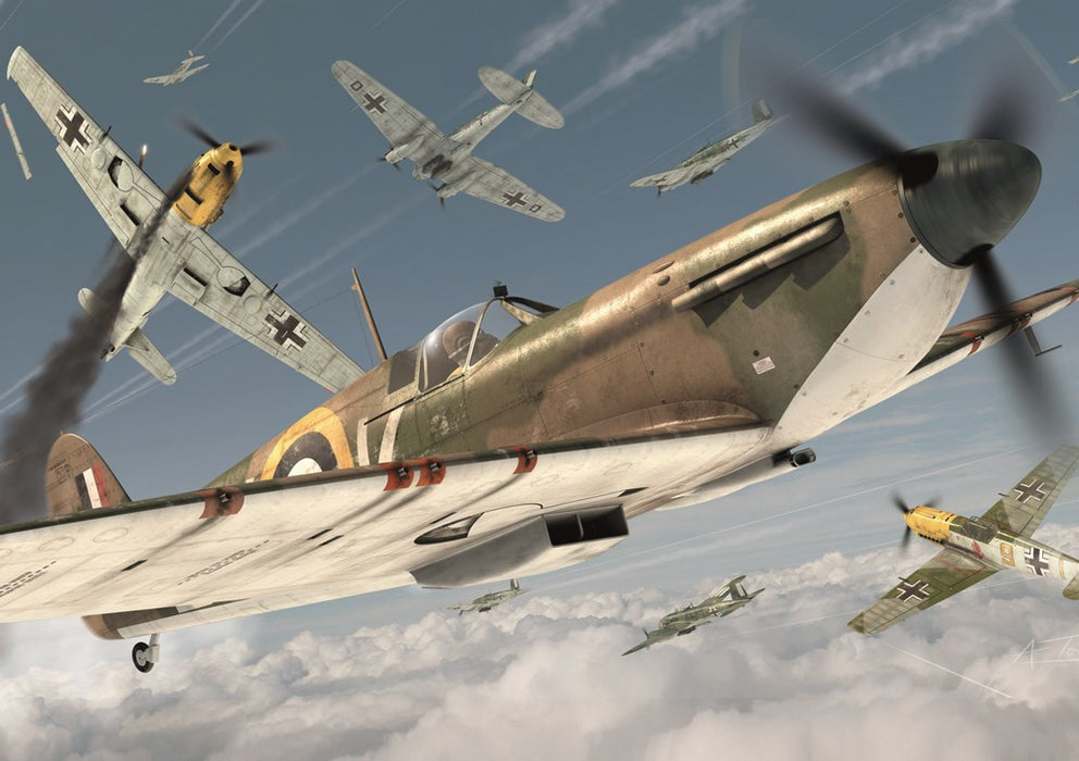 Kidicraft AX5007 Airfix 1000pc Jigsaw Puzzle - Supermarine Spitfire Mk.Ia