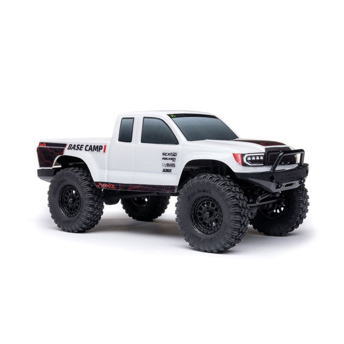 Axial SCX24 1/24 Base Camp 4x4 Rock Crawler Brushed RTR - White