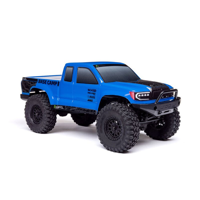 Axial SCX24 1/24 Base Camp 4x4 Rock Crawler Brushed RTR - Blue