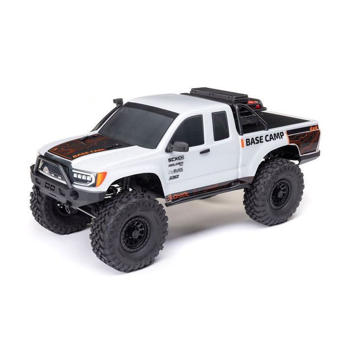Axial 1375T1 SCX10 III Base Camp 4X4 Rock Crawler Brushed RTR - White