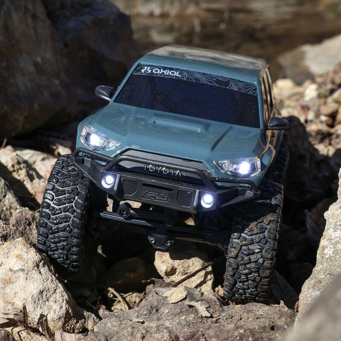 Axial AXI-2035T2 SCX24 1:24 Toyota 4Runner 4x4 RTR Brushed Rock Crawler (Battery & Charger Included), Gray