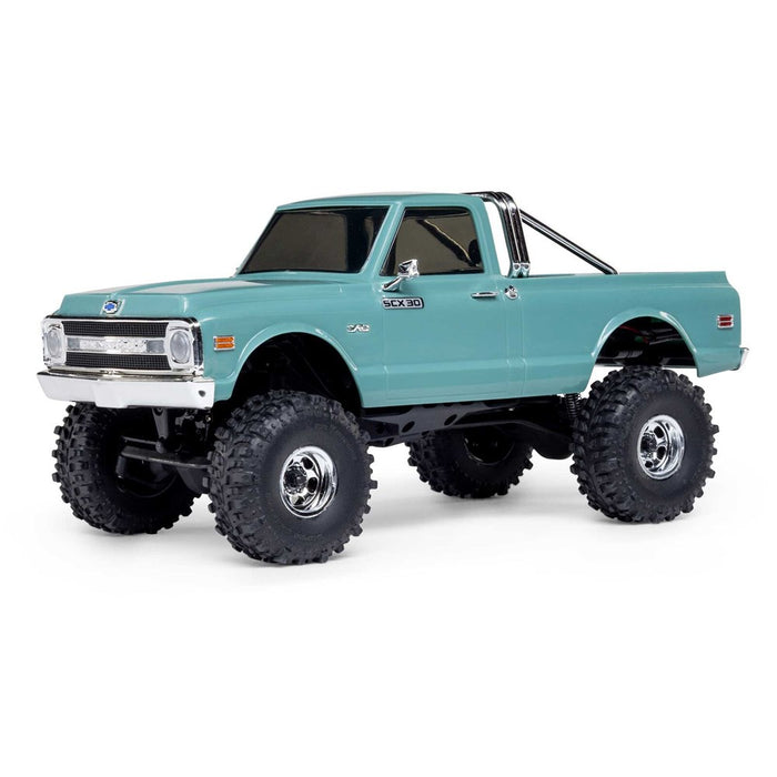 Axial AXI-2260T1 SCX30 Chevrolet K10 4X4 RTR Brushed Rock Crawler (Battery & Charger Included), Green