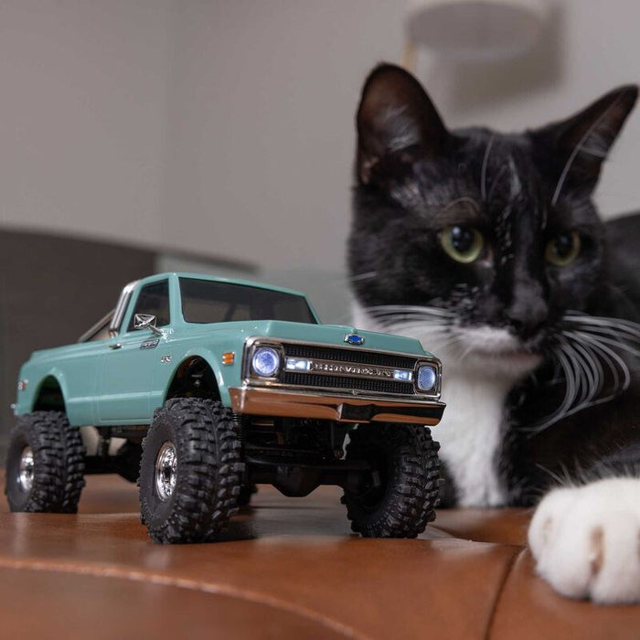 Axial AXI-2260T1 SCX30 Chevrolet K10 4X4 RTR Brushed Rock Crawler (Battery & Charger Included), Green