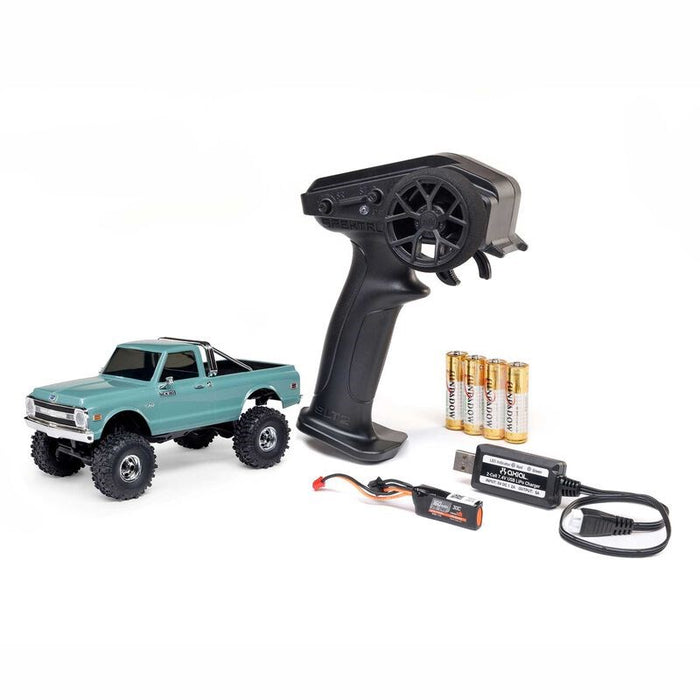 Axial AXI-2260T1 SCX30 Chevrolet K10 4X4 RTR Brushed Rock Crawler (Battery & Charger Included), Green
