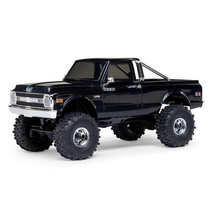 Axial AXI-2260T2 SCX30 Chevrolet K10 4X4 RTR Brushed Rock Crawler (Battery & Charger Included), Black