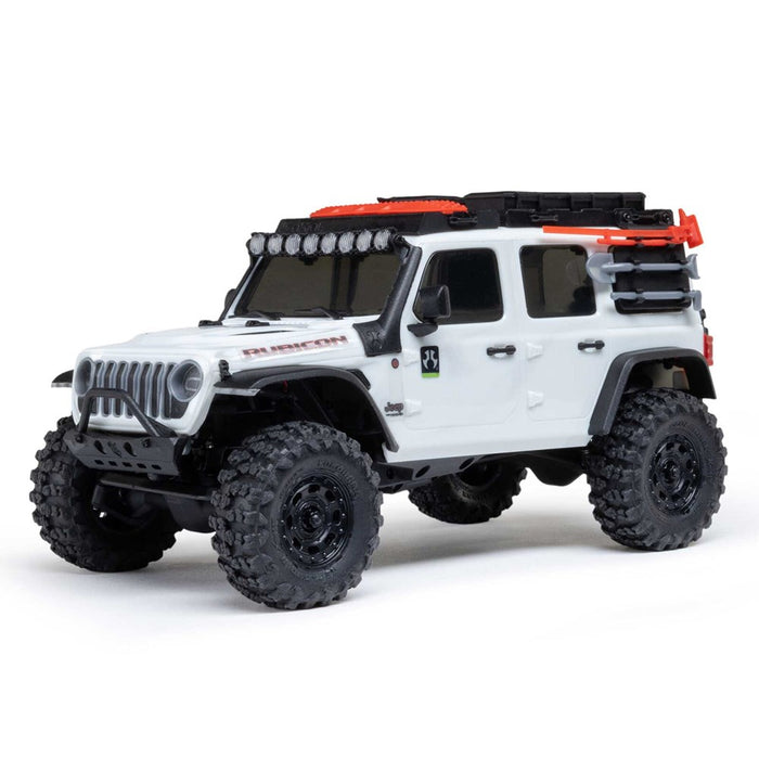 Axial AXI-2261T2 SCX30 Jeep Wrangler JLU 4X4 RTR Brushed Rock Crawler (Battery & Charger Included), White
