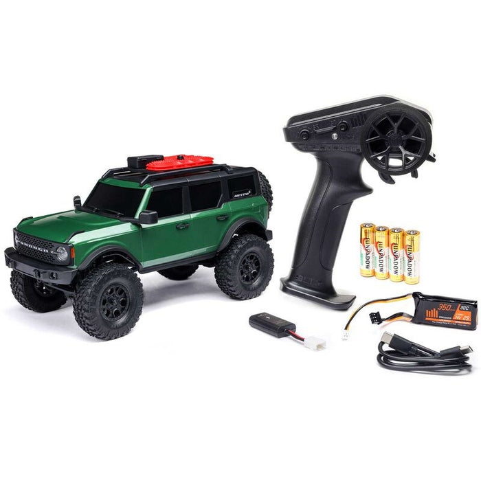 Axial AXI00006V2T5 SCX24 1:24 Ford Bronco 4X4 RTR Brushed Rock Crawler - Green