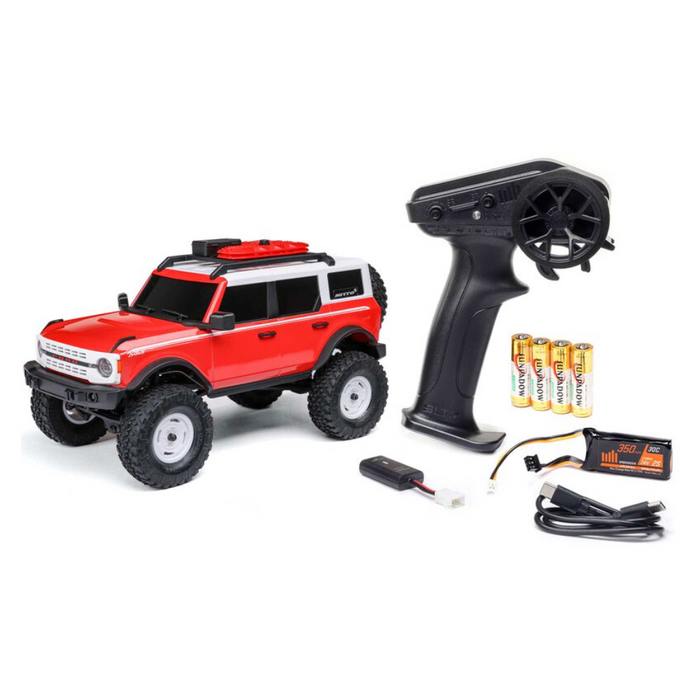 Axial SCX24 1:24 Ford Bronco Heritage Edition 4X4 RTR, Red